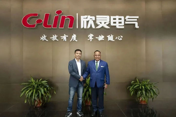 泰國(guó)內(nèi)政部前副部長(zhǎng)納里斯·坎努拉克率代表團(tuán)走訪欣靈電氣