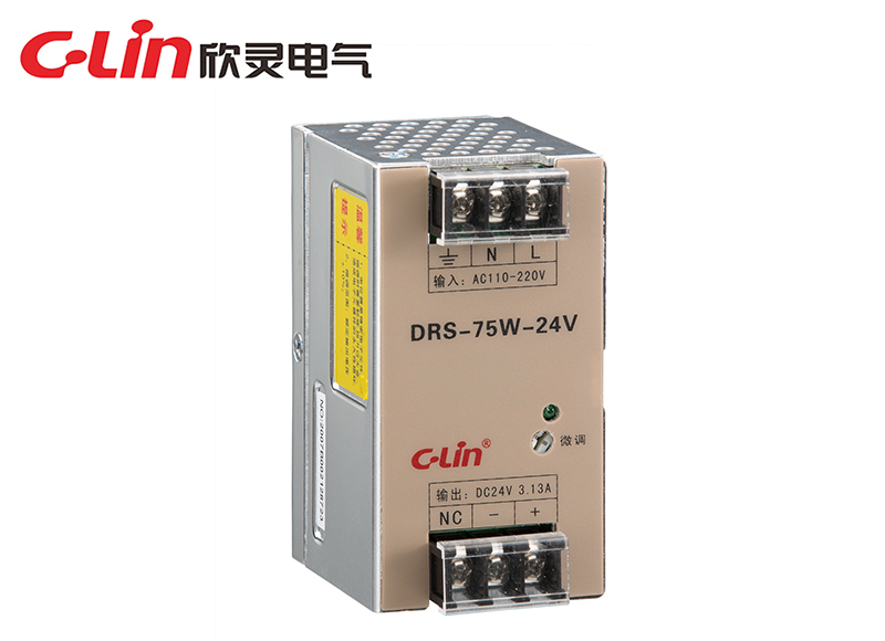 DRS-15W/25W/35W/50W/75W 指示燈導(dǎo)軌式開(kāi)關(guān)電源