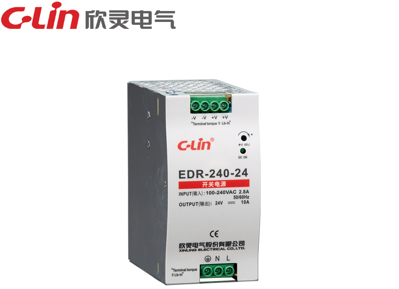 EDR-240W單組輸出導(dǎo)軌開關(guān)電源